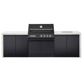 Crossray Xplor Gas BBQ Outdoor Kitchen GD4KW-08 - Black