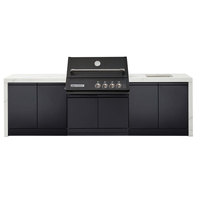 Crossray Xplor Gas BBQ Outdoor Kitchen GD4KW-08 - Black