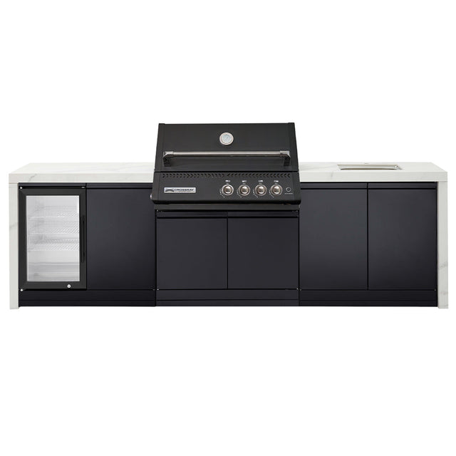 Crossray Xplor Gas BBQ Outdoor Kitchen GD4KW-10 - Black