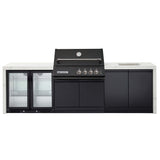 Crossray Xplor Gas BBQ Outdoor Kitchen GD4KW-12 - Black