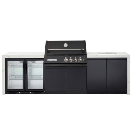 Crossray Xplor Gas BBQ Outdoor Kitchen GD4KW-12 - Black