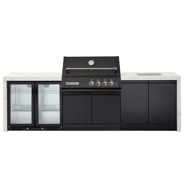 Crossray Xplor Gas BBQ Outdoor Kitchen GD4KW-12 - Black