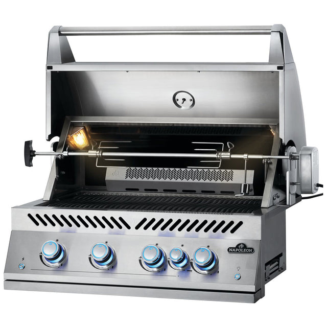 Napoleon Built in 700 Series 32" with Rear Burner + Lights - Natural Gas - BIG32RBINSS-1-AU