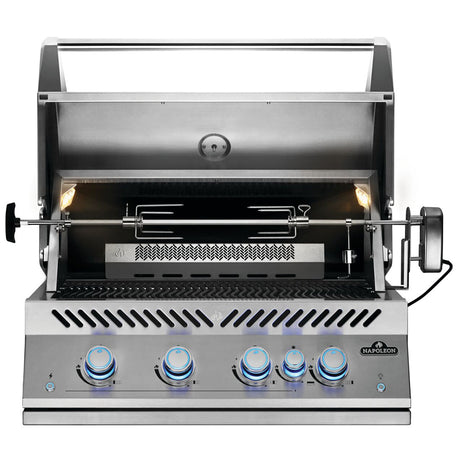 Napoleon Built in 700 Series 32" with Rear Burner + Lights - Natural Gas - BIG32RBINSS-1-AU