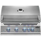 Napoleon Built in 700 Series 32" with Rear Burner + Lights - Natural Gas - BIG32RBINSS-1-AU