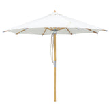 Billy Fresh 3m Deluxe Bamboo Umbrella - Cream