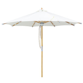 Billy Fresh 3m Deluxe Bamboo Umbrella - Cream