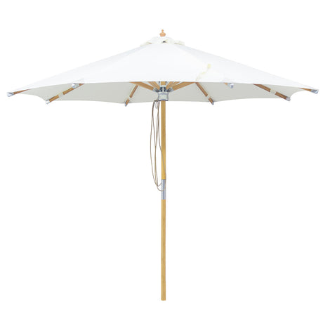 Billy Fresh 3m Deluxe Bamboo Umbrella - Cream