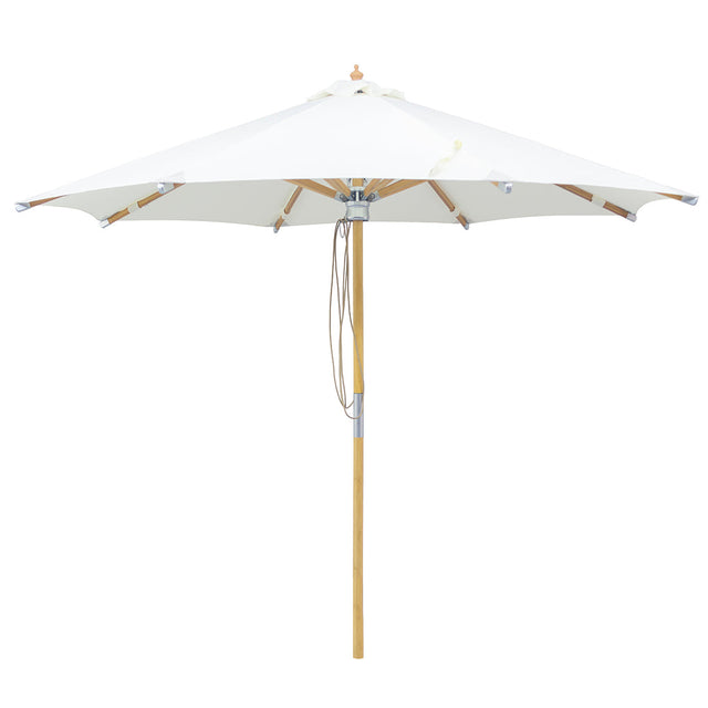 Billy Fresh 3m Deluxe Bamboo Umbrella - Cream