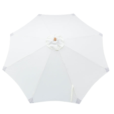 Billy Fresh 3m Deluxe Bamboo Umbrella - Cream
