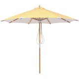 Billy Fresh 3m Deluxe Bamboo Umbrella - Yellow