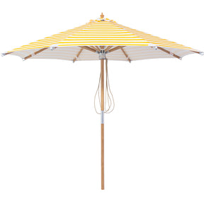 Billy Fresh 3m Deluxe Bamboo Umbrella - Yellow