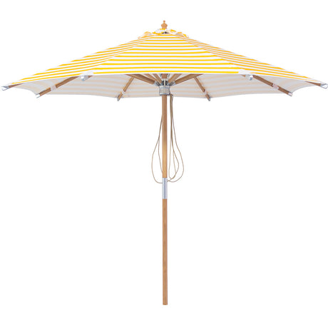 Billy Fresh 3m Deluxe Bamboo Umbrella - Yellow