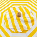 Billy Fresh 3m Deluxe Bamboo Umbrella - Yellow