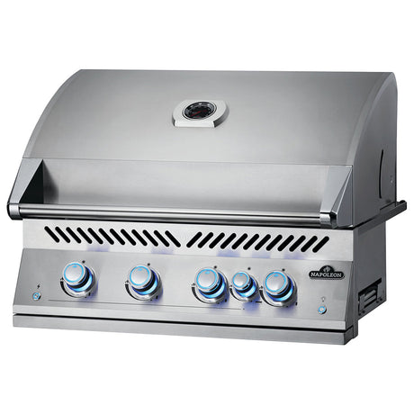 Napoleon Built in 700 Series 32" with Rear Burner + Lights - Natural Gas - BIG32RBINSS-1-AU
