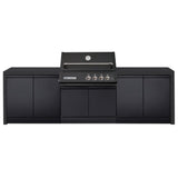 Crossray Xplor Bas BBQ Outdoor Kitchen GD4KB-01 - Black