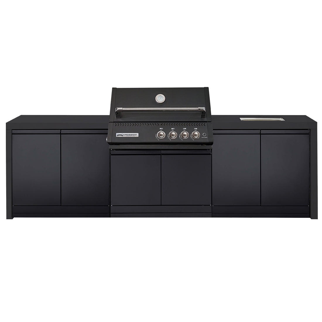 Crossray Xplor Bas BBQ Outdoor Kitchen GD4KB-02 - Black