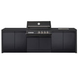 Crossray Xplor Bas BBQ Outdoor Kitchen GD4KB-02 - Black