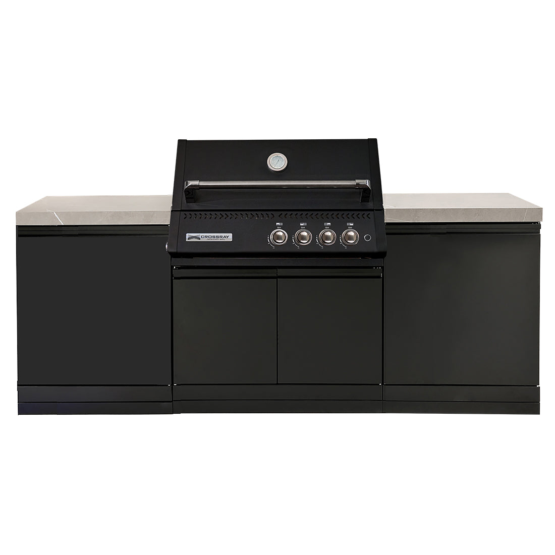 Crossray Xplor Mini Gas BBQ Kitchen GD4XKBLK-2 - Black