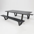 Addison Table and Bench Setting - Anthracite