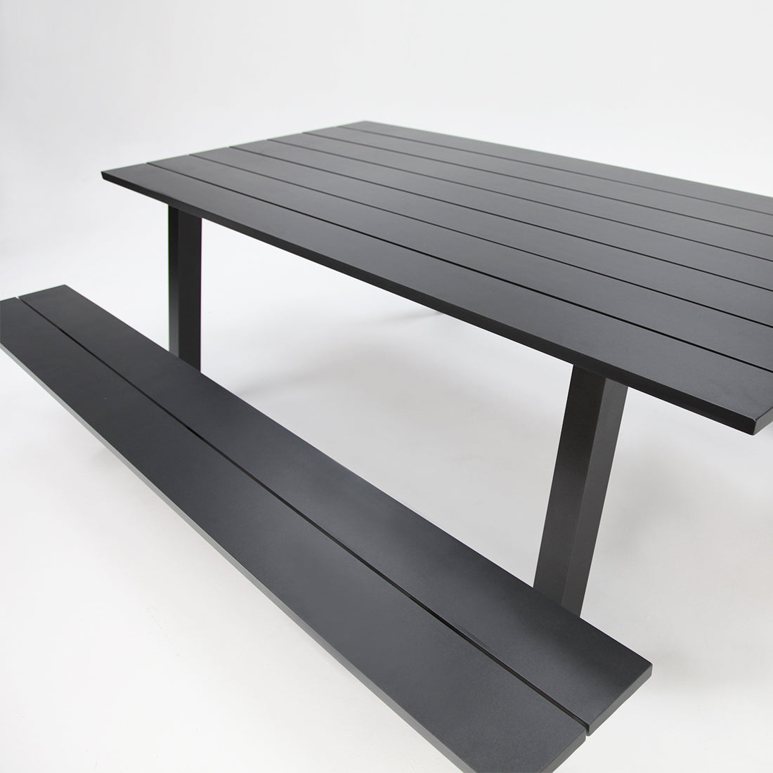 Addison Table and Bench Setting - Anthracite