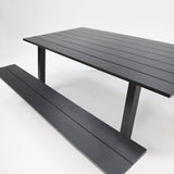 Addison Table and Bench Setting - Anthracite
