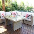 Amani 7pc Storage Lounge w/ Dining Table - DW