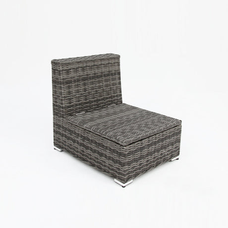 Amani Storage Centre Chair - Grey Storm