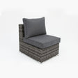 Amani Storage Centre Chair - Grey Storm