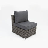 Amani Storage Centre Chair - Grey Storm