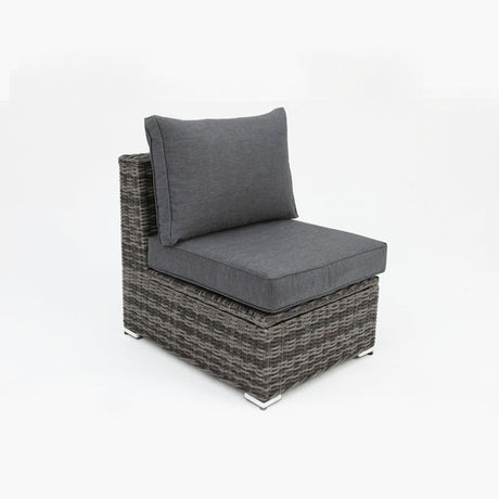 Amani Storage Centre Chair - Grey Storm