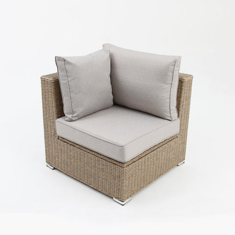 Amani 4pc Storage Lounge - Driftwood Stone