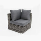 Amani 7pc Storage Lounge w/ Coffee Table - Grey
