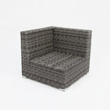 Amani 7pc Storage Lounge w/ Dining Table - Grey