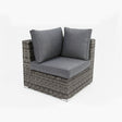 Amani Storage Corner Chair - Grey Storm