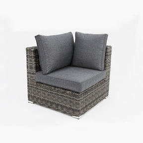 Amani Storage Corner Chair - Grey Storm