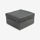 Amani Small Storage Black Char Ottoman