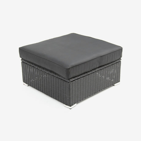 Amani Small Storage Black Char Ottoman