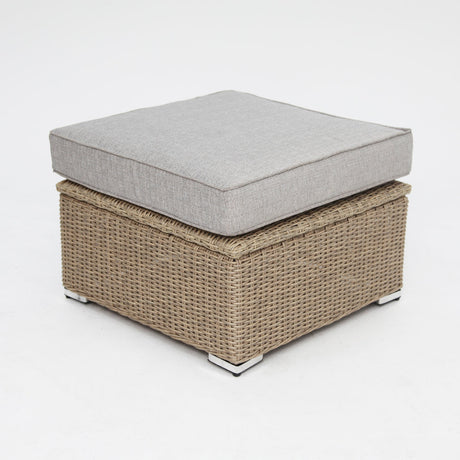 Amani 4pc Storage Lounge - Driftwood Stone