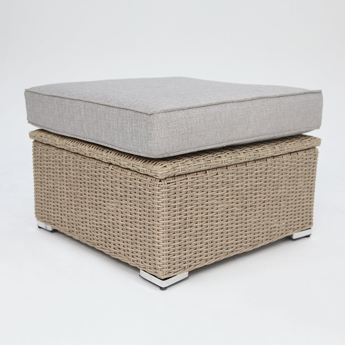 Amani 4pc Storage Lounge - Driftwood Stone