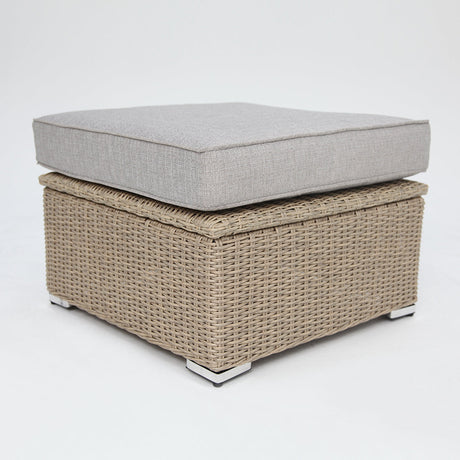Amani 4pc Storage Lounge - Driftwood Stone