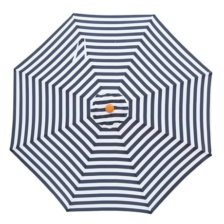 Billy Fresh 3m Timber-Look Aluminium Aruba Umbrella - Black