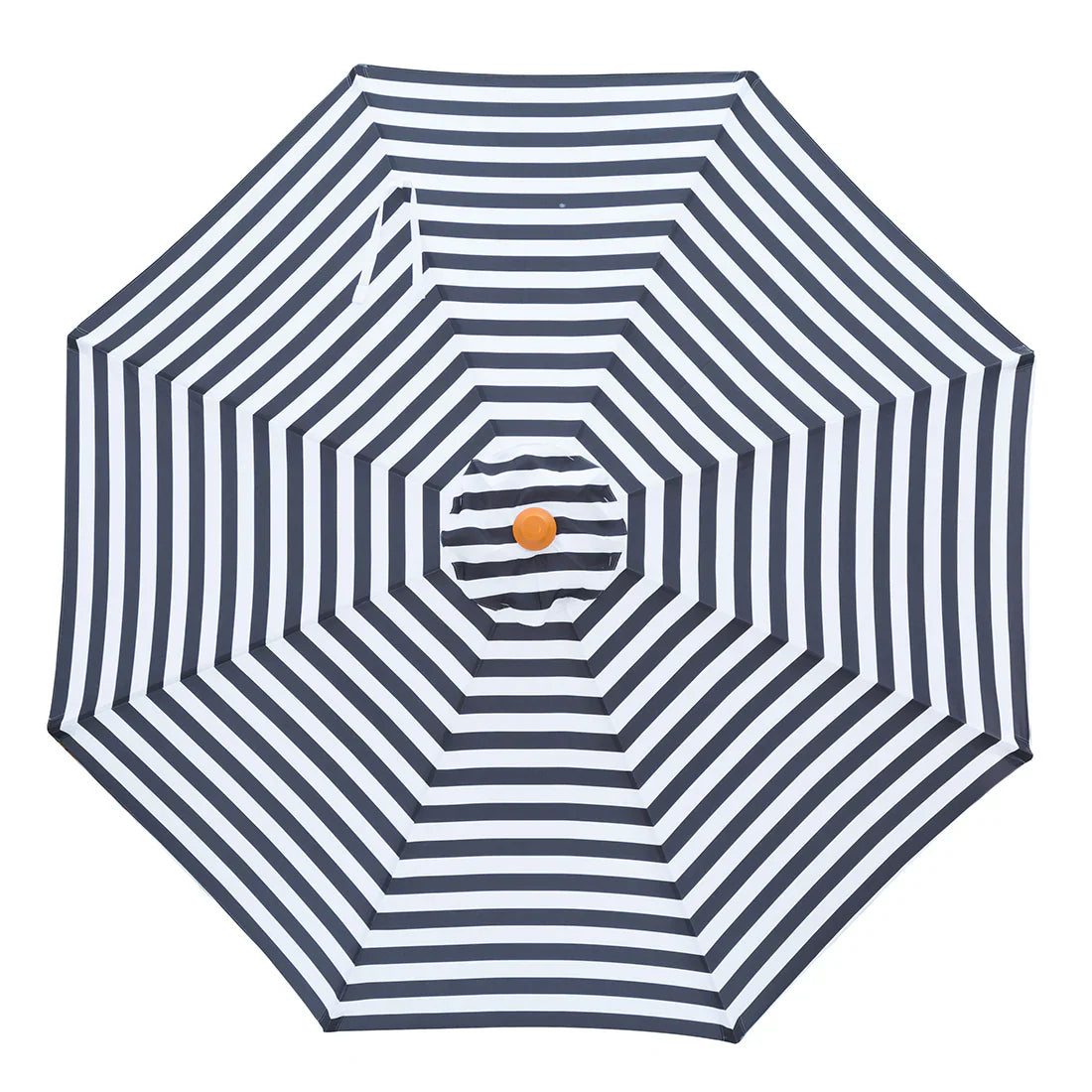 Replacement Canopy for 3m Aluminium Umbrella - Black and White Stripe