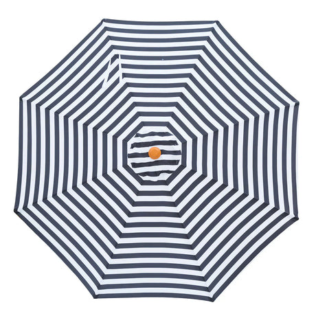 Replacement Canopy for 3m Bamboo Umbrella - Black and White Stripe