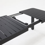 Azura Extendable Balcony Table - Black