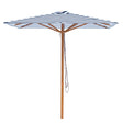 Billy Fresh 2m Timber-Look Aluminium Bahamas Umbrella - Navy