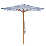 Billy Fresh 2m Timber-Look Aluminium Bahamas Umbrella - Navy