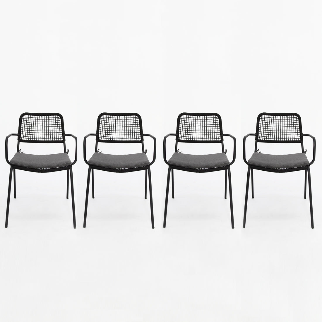 Bahamas Chair Set of 4 - Black