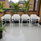 Bailey Dining Armchair Set of 4 - White