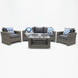 Banksia 311 Lounge Setting - Grey Storm